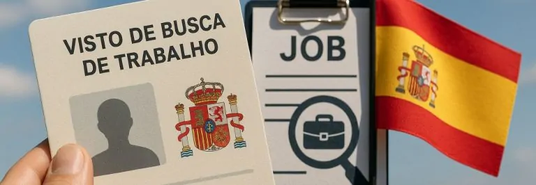 Visto de Busca de Trabalho para Espanha